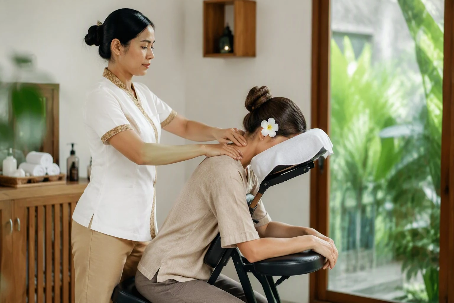 Back, Neck & Shoulders Massage at Thai Lotus Massage, Willenhall